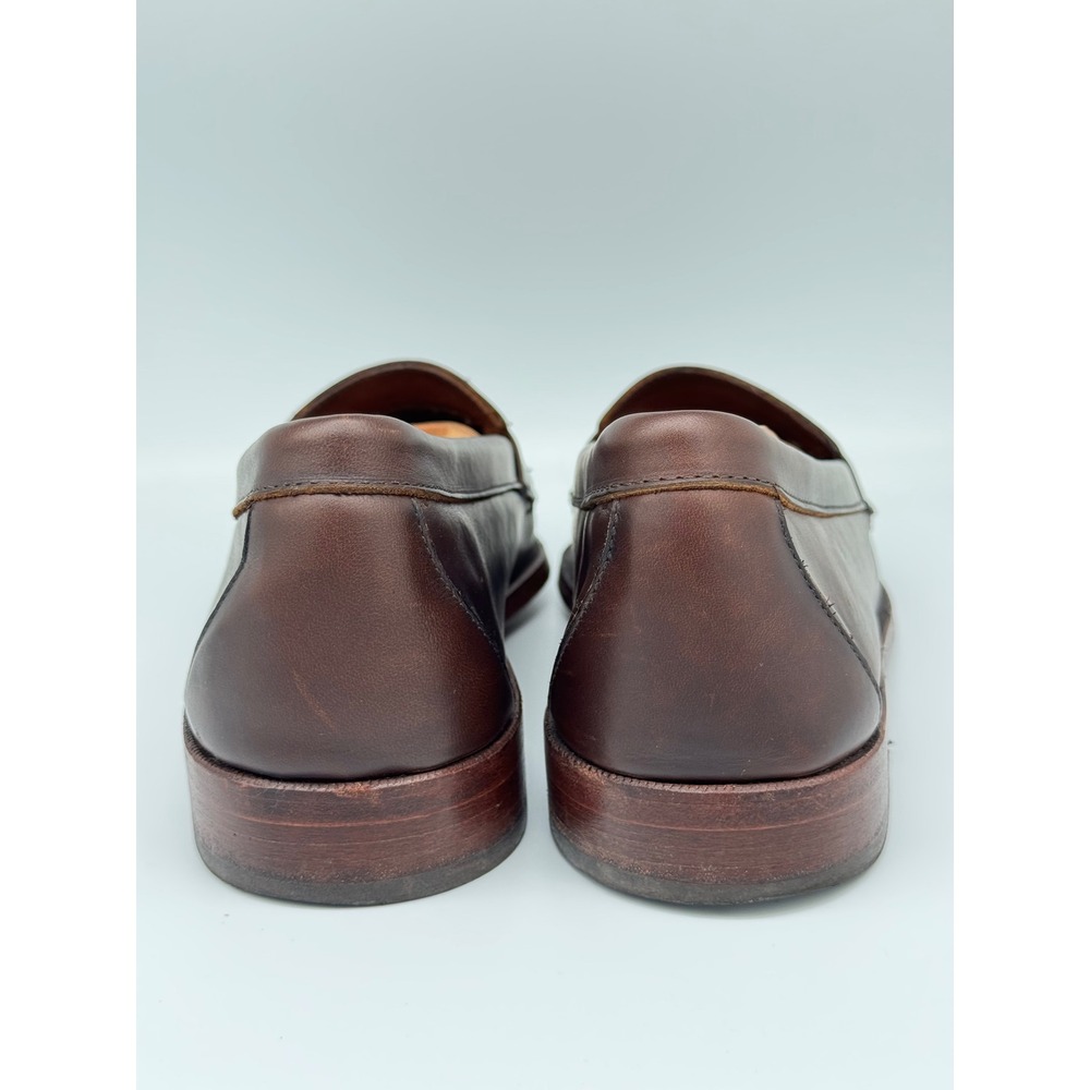 Allen Edmonds Penny Loafers Brown Leather Slip-On Shoes Men's Size 13B USA Made - Picture 5 of 15